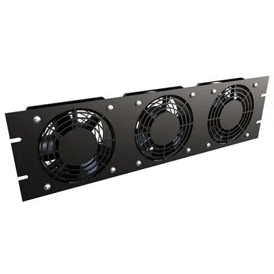 Rack Mount Fan Panel - 3 Fans, 115VAC, 3U Height (FP3F115)