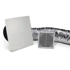 Rapid Response Fan Kits c/w Rapid Response Fan, 6m Duct, Grilles