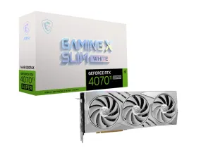 Rtx 4070 Ti Super 16Gb Msi Gaming X Slim White Gddr6x 3Fan