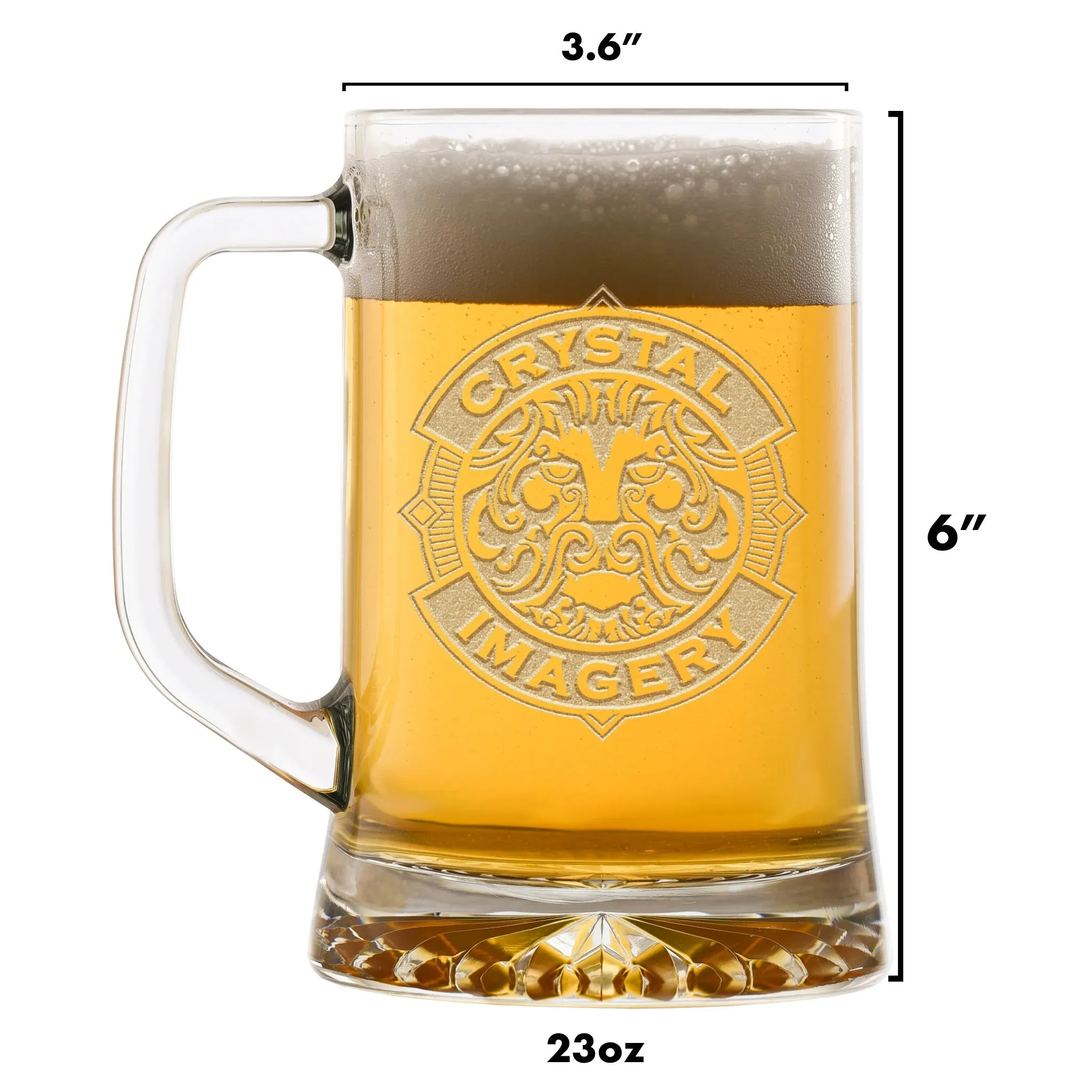 Rustic Arrows Personalized Beer Mug