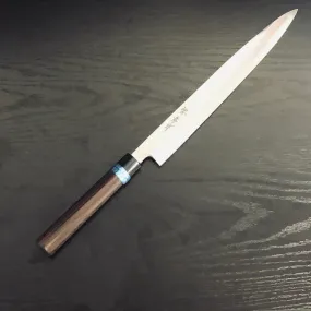 SAKAI TAKAYUKI INOX  YANAGI / SASHIMI KNIFE / SANDALWOOD HANDLE