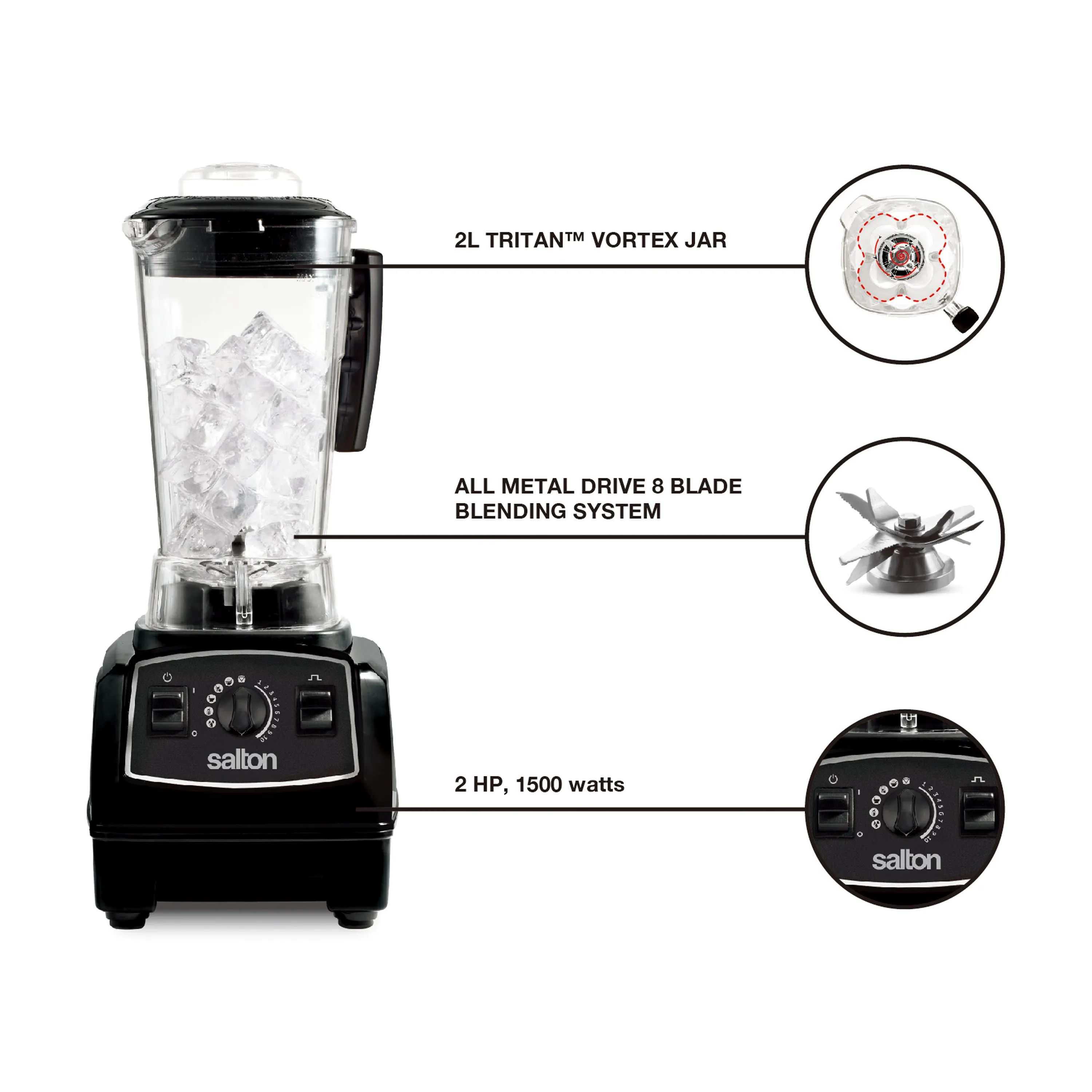 Salton Professional Grade Power Blender