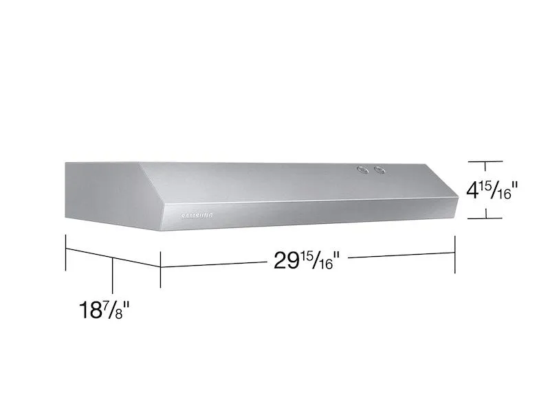 Samsung NK30B3000US 30" Under Cabinet Hood in Stainless Steel