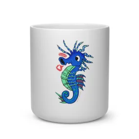 Scribbler's the Seahorse Heart Shape Mug