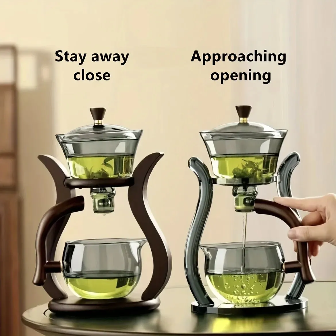 Semi Automatic Kung Fu Tea Set With Infuser