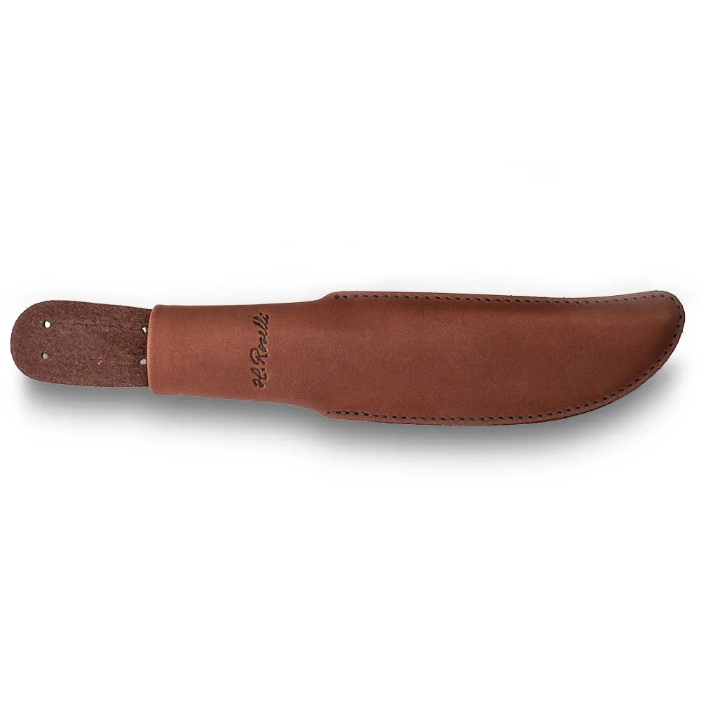 Sheath, dark tanned leather