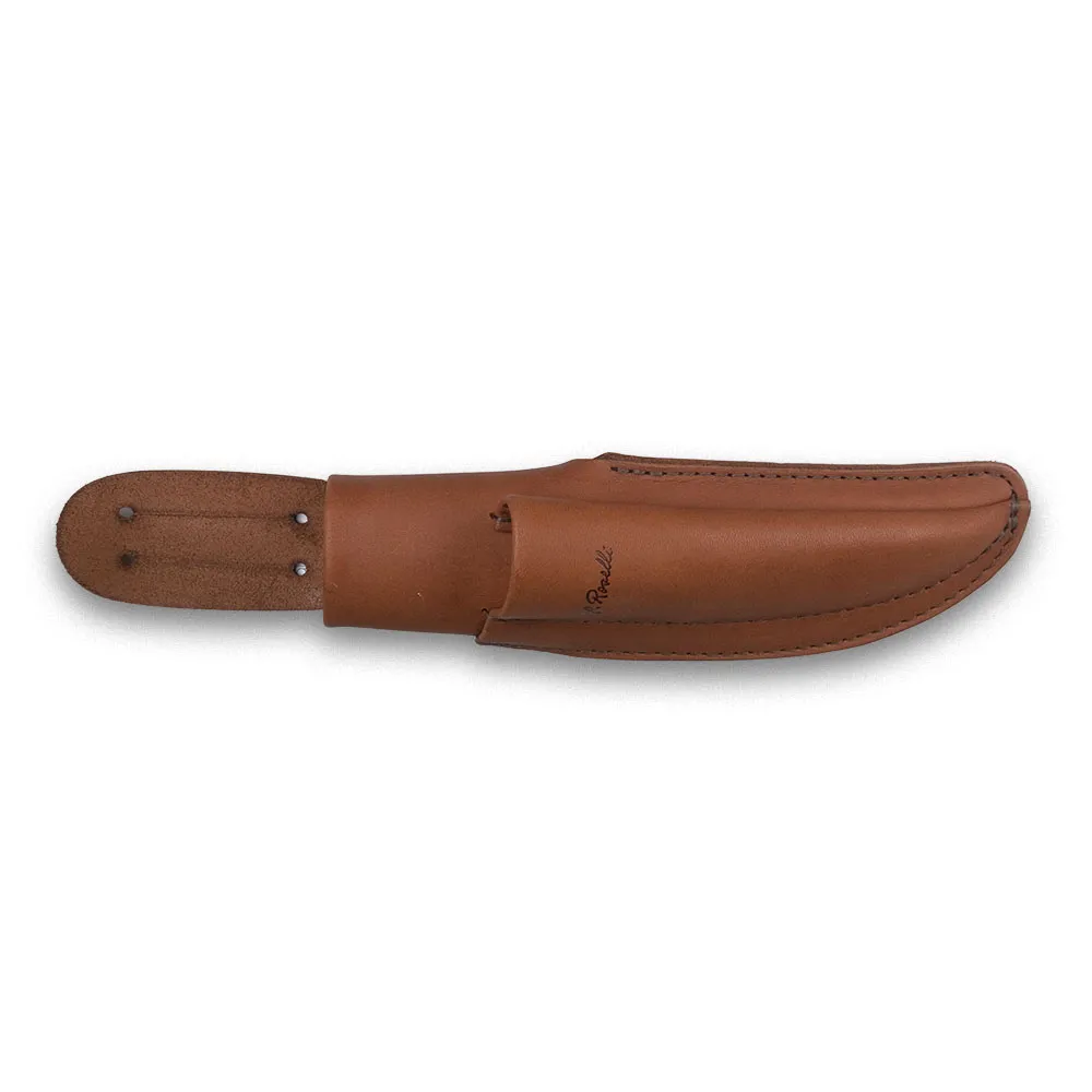 Sheath, dark tanned leather