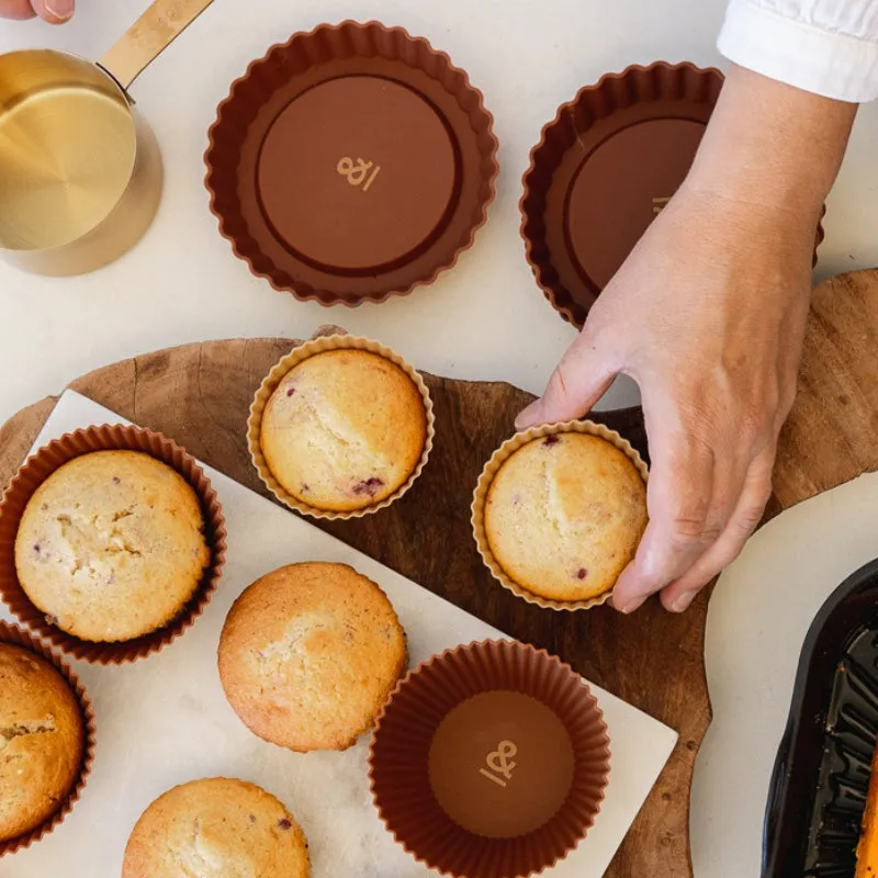 Silicone Muffin Cups - Praline