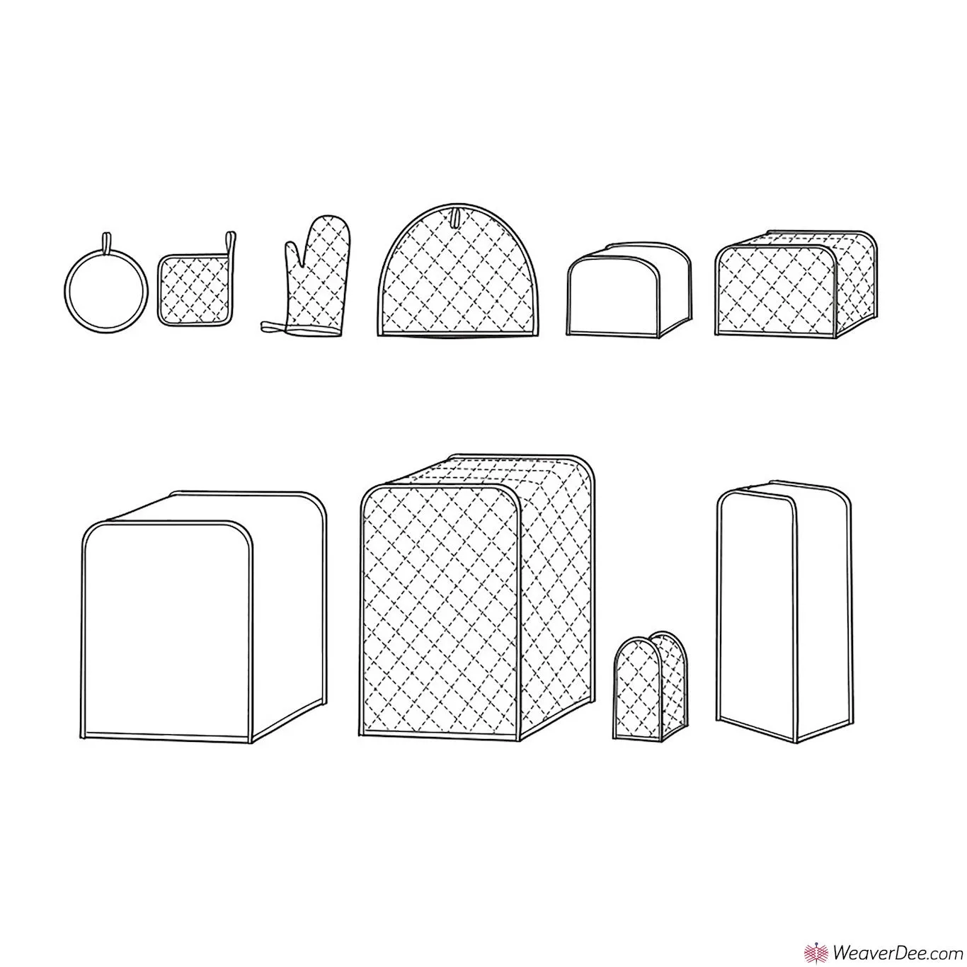 Simplicity Pattern S9303 Appliance Covers