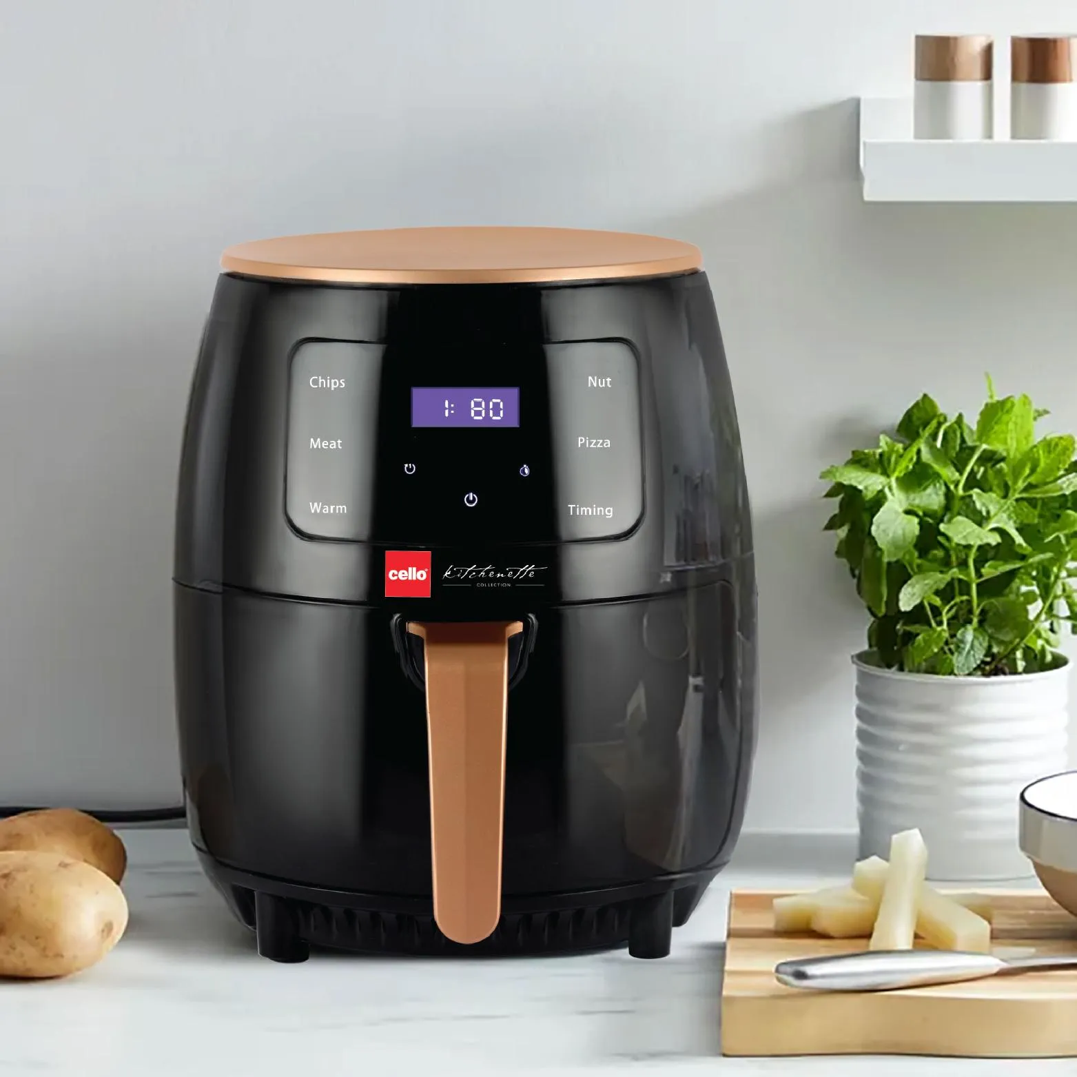 Smart Digital Air Fryer 1400W, 4.5 Liter