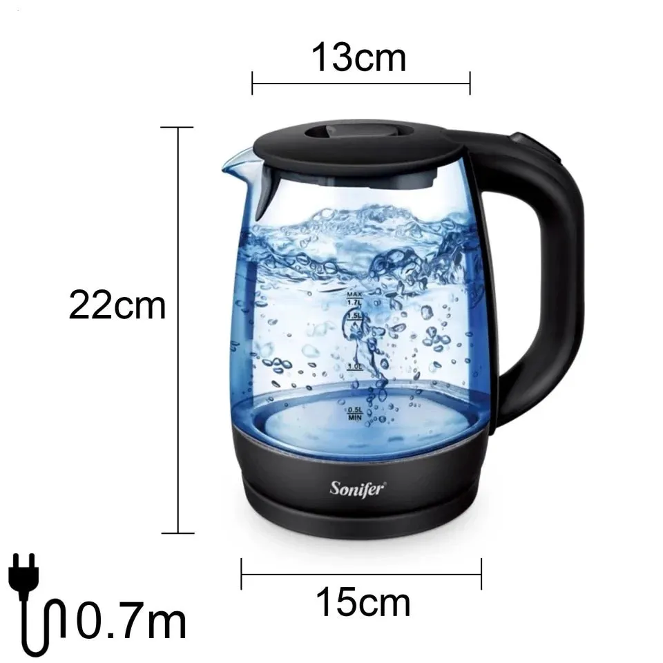 Sonifer Glass Electric Kettle - (SA118)