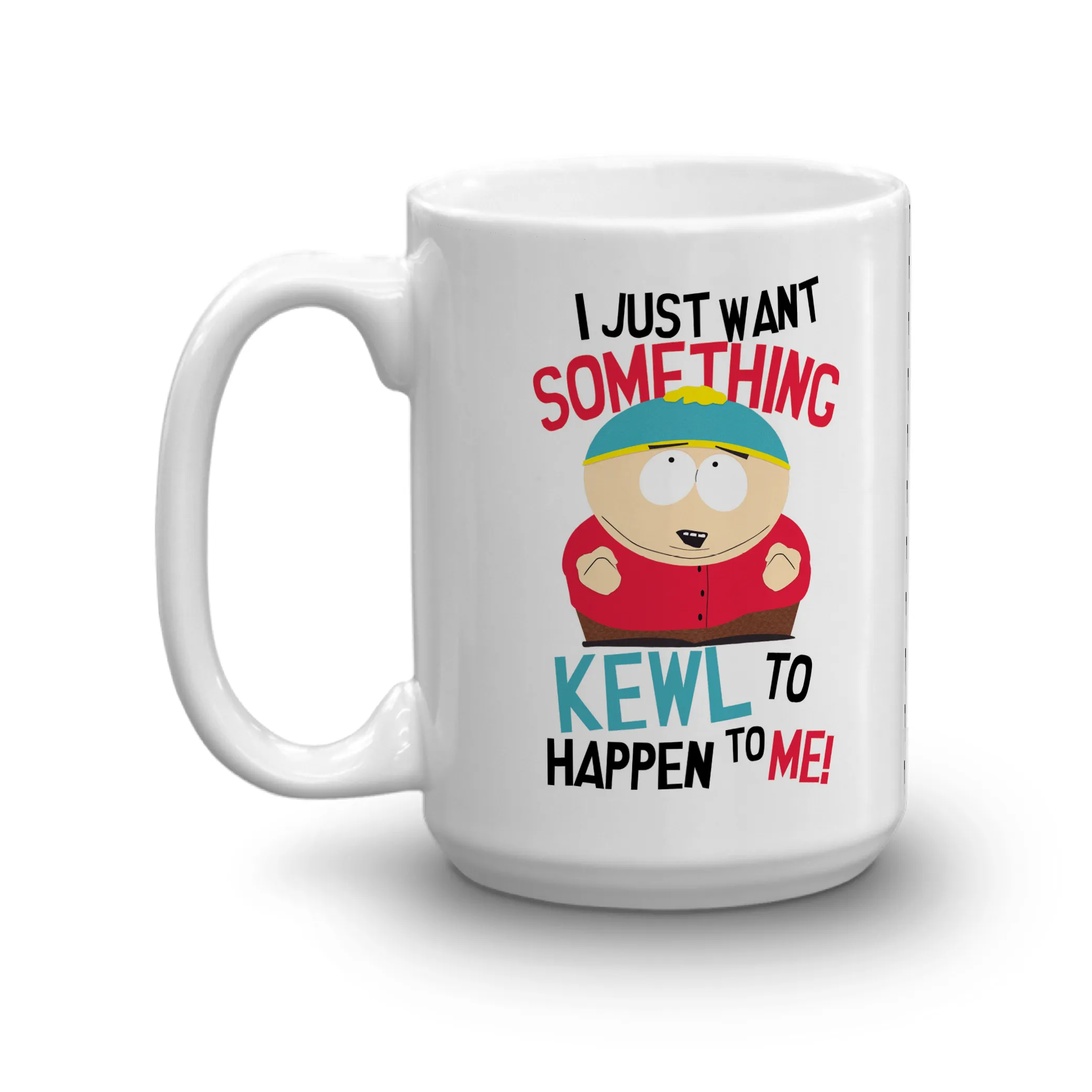 South Park Cartman Something Kewl White Mug