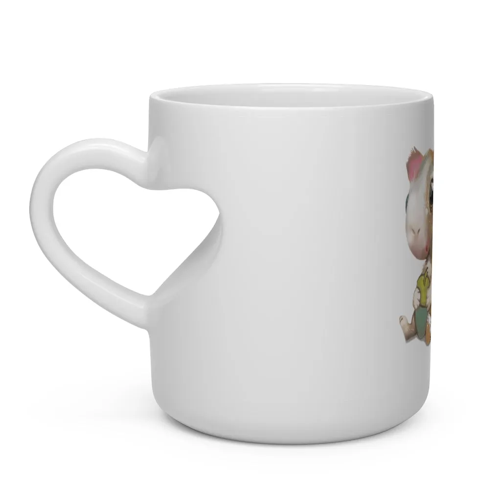 Squirrels Heart Shape Mug