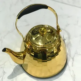 Steel Kettle Golden (1Litre)