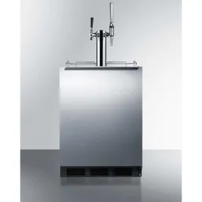 Summit 24" Wide Built-In , ADA Compliant Coffee Kegerator SBC58BBICMTWINADA