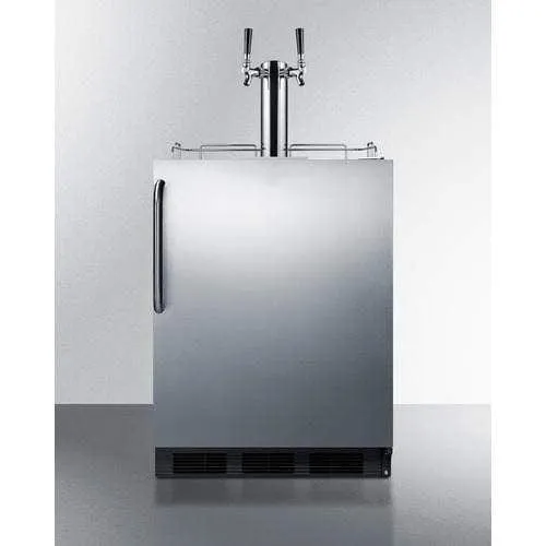 Summit 24" Wide Built-In Kegerator, ADA Compliant SBC58BLBICSSADA