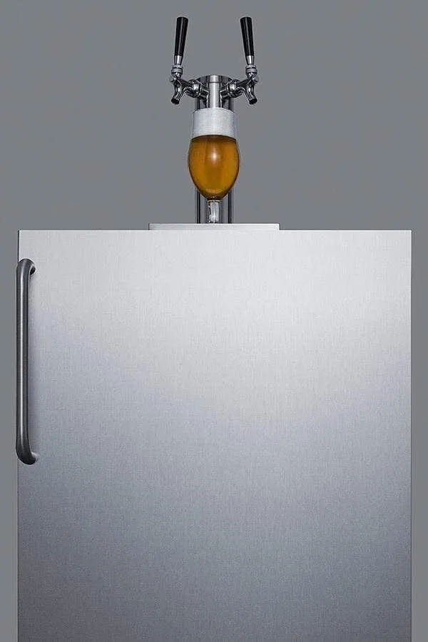 Summit 24" Wide Built-In Kegerator, ADA Compliant SBC58BLBICSSADA