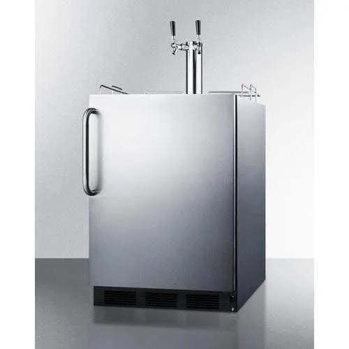 Summit 24" Wide Built-In Kegerator, ADA Compliant SBC58BLBICSSADA