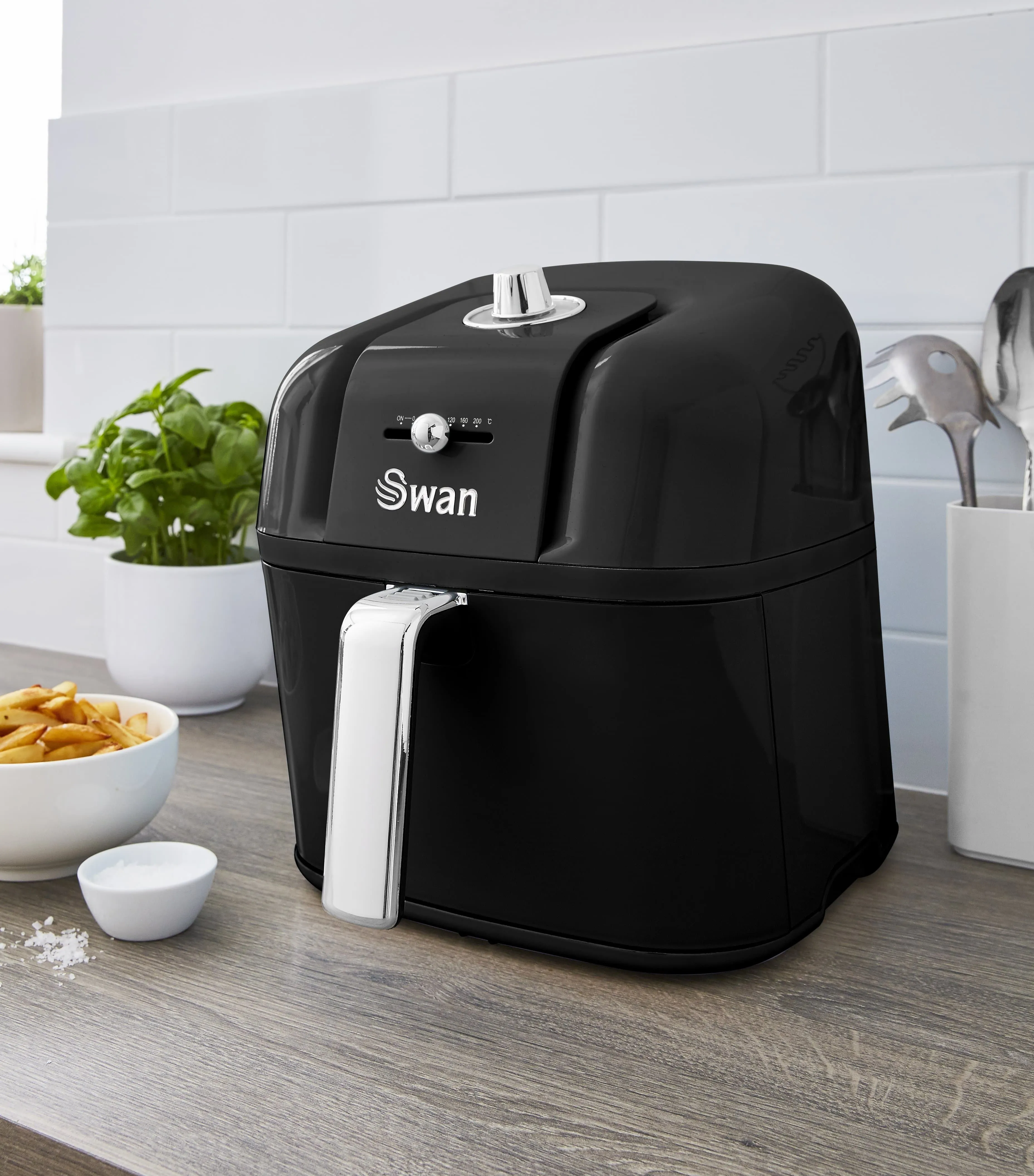 Swan Retro Manual Air Fryer