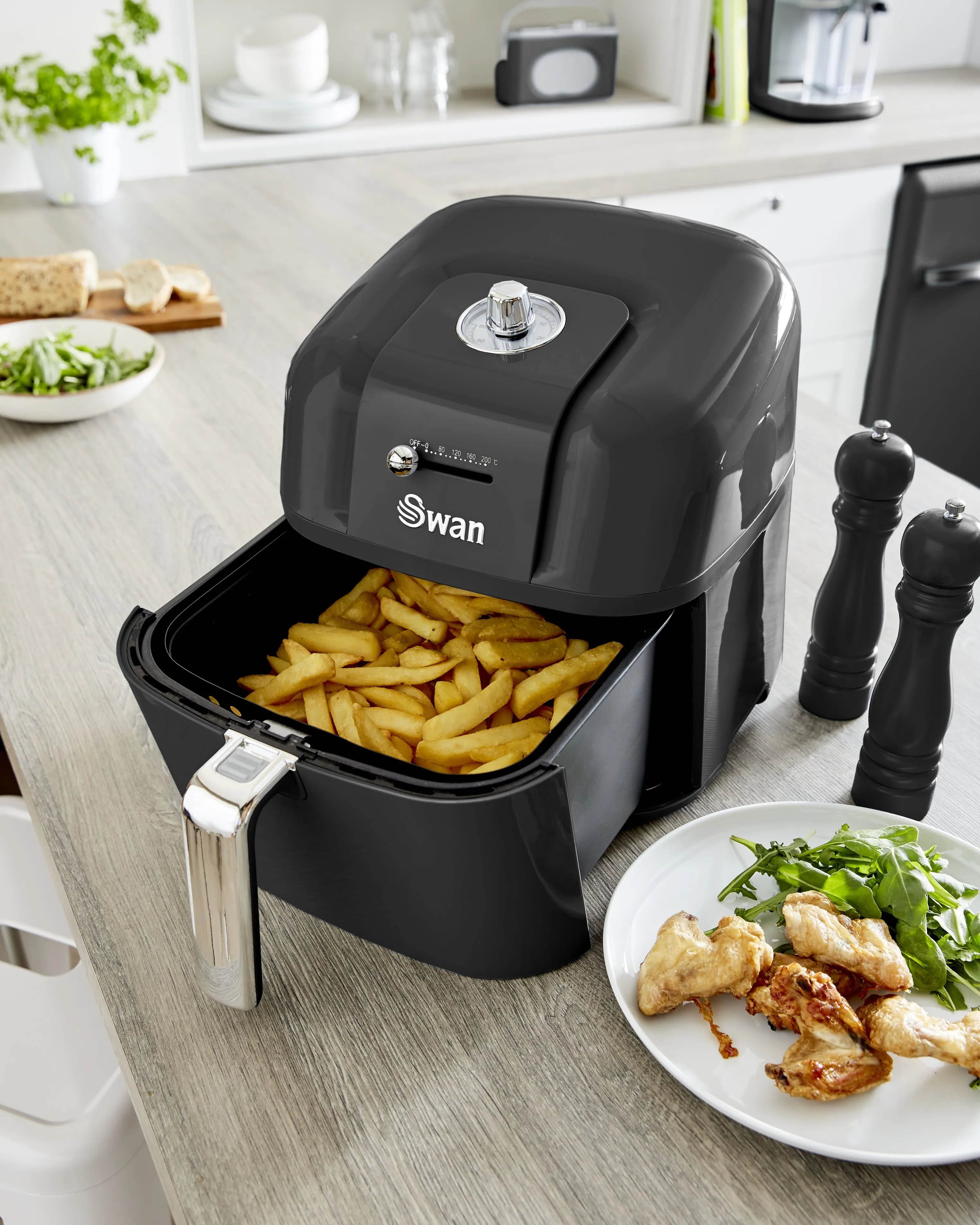 Swan Retro Manual Air Fryer