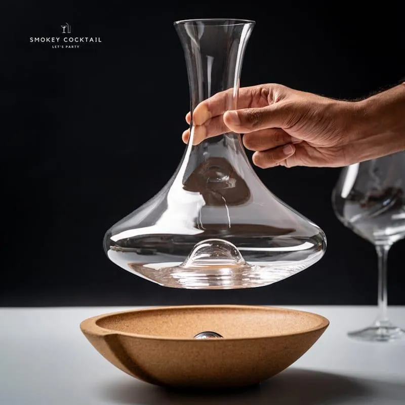 SWIRLING WINE CRYSTAL DECANTER-MADE IN GERMANY