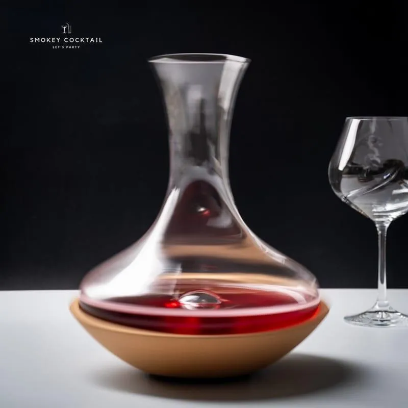 SWIRLING WINE CRYSTAL DECANTER-MADE IN GERMANY