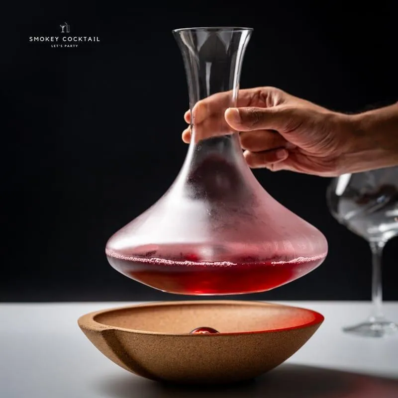 SWIRLING WINE CRYSTAL DECANTER-MADE IN GERMANY