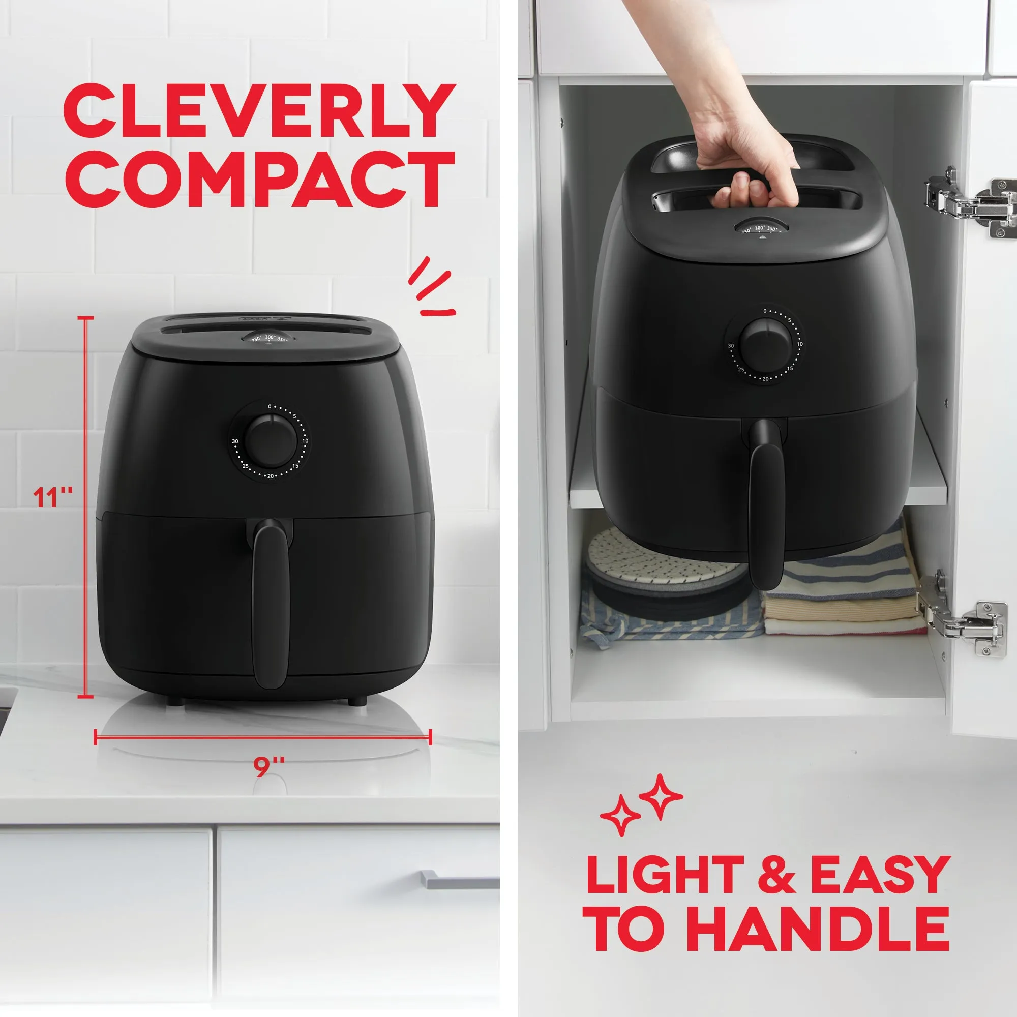 Tasti-Crisp™ Family Size Air Fryer 6 Qt.