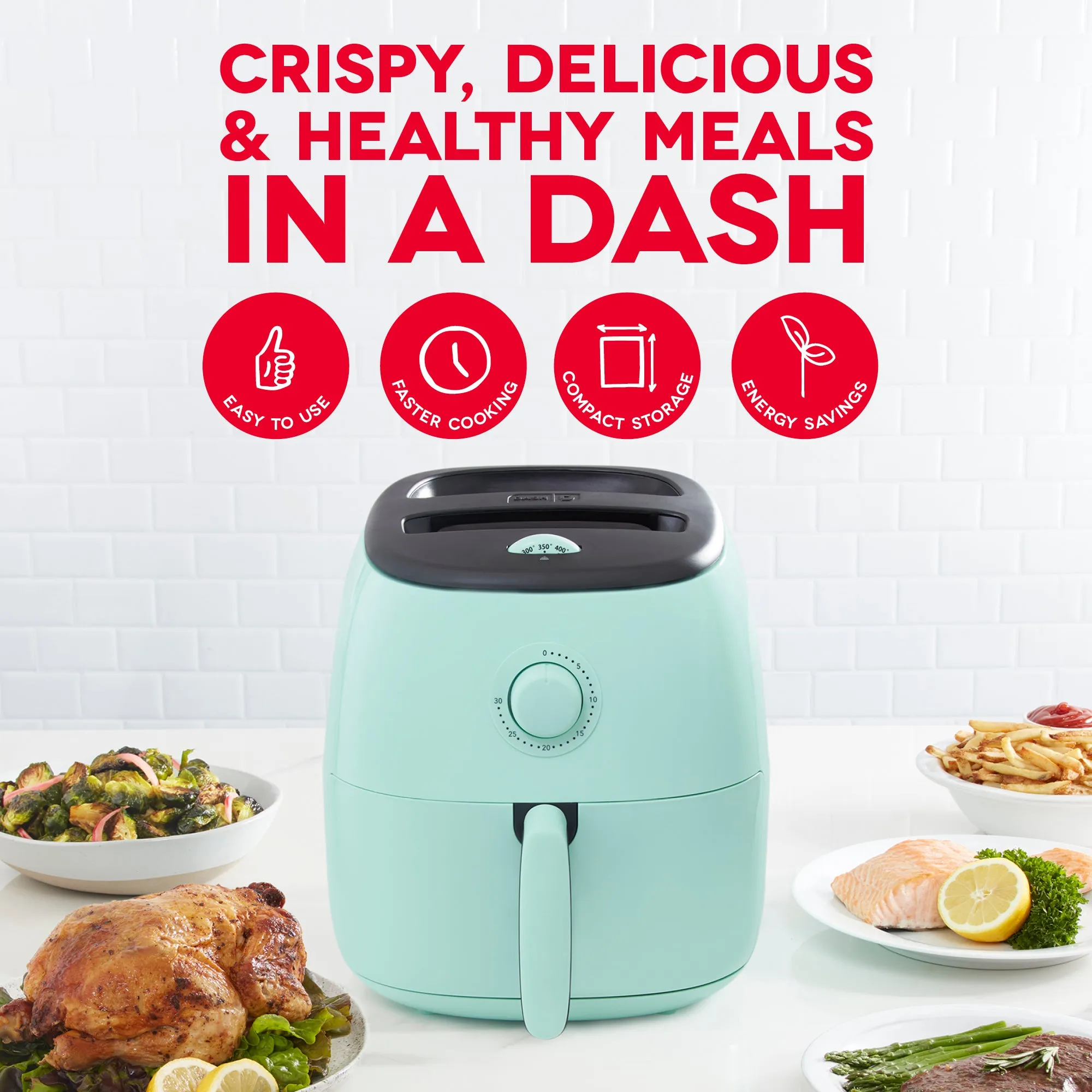 Tasti-Crisp™ Family Size Air Fryer 6 Qt.