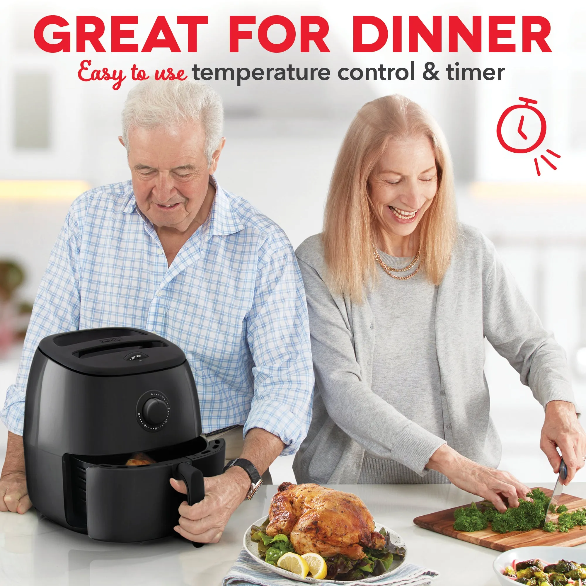 Tasti-Crisp™ Family Size Air Fryer 6 Qt.