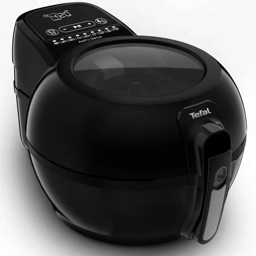 Tefal ActiFry Genius  FZ773840 Health Air Fryer, Black, 1.2 kg, 6 Portions, 1520W