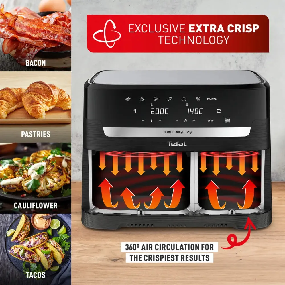 Tefal Dual Easy Fry XXXL 11L Air Fryer EY9428