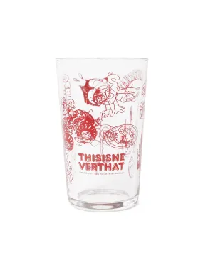 TNT Felix Graffiti Glass Cup