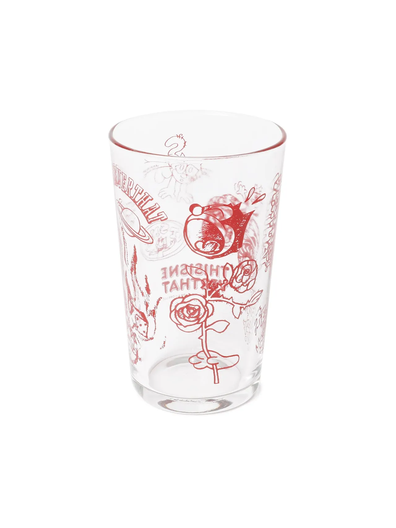 TNT Felix Graffiti Glass Cup