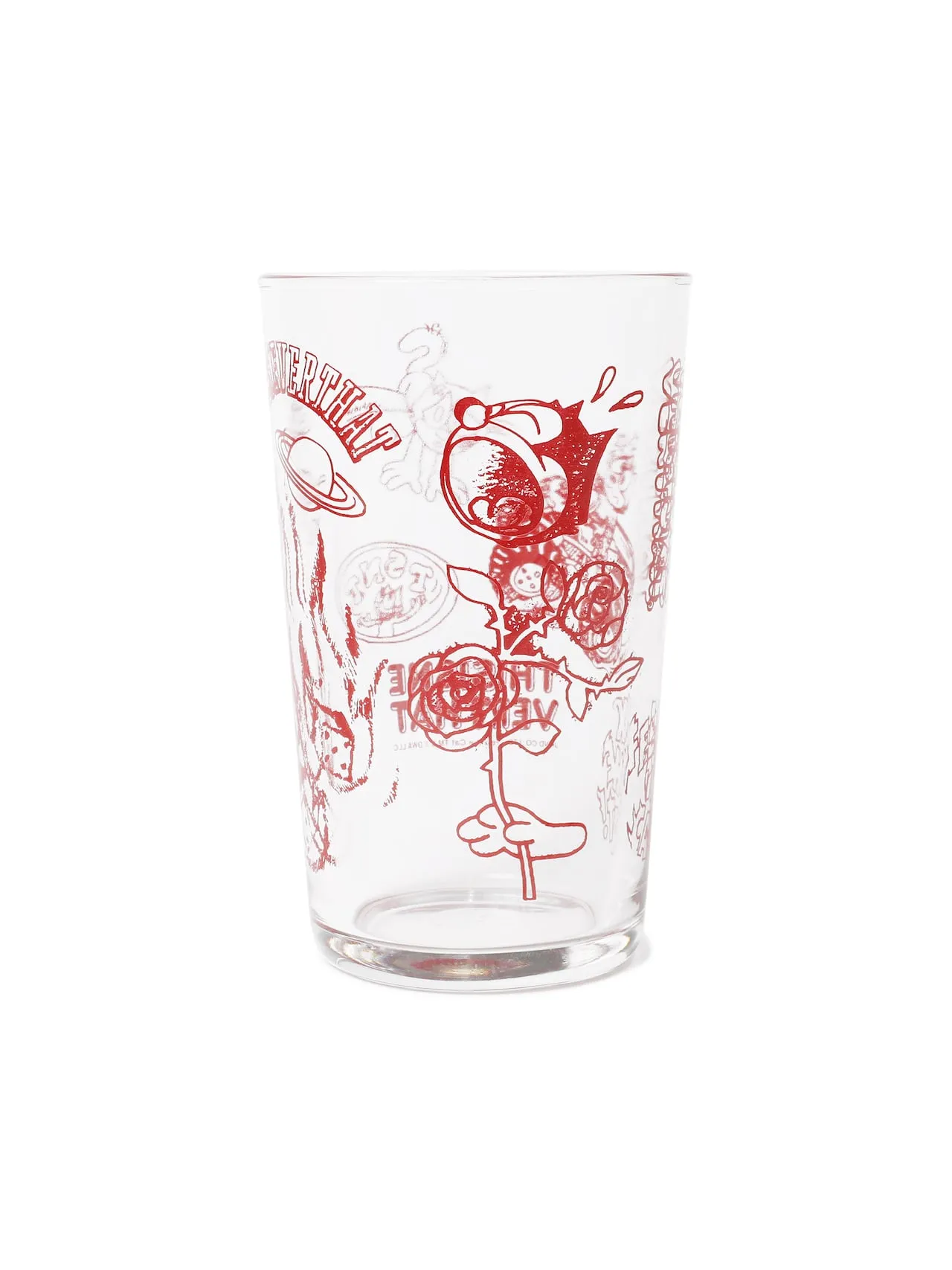 TNT Felix Graffiti Glass Cup