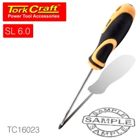 TORK CRAFT SCREWDRIVER SLOTTED 6 X 38MM TC16023