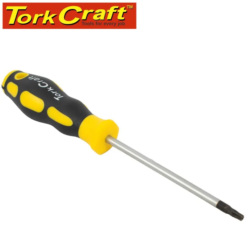 TORK CRAFT SCREWDRIVER TORX TAMPER PROOF T20 5X100MM TC16064