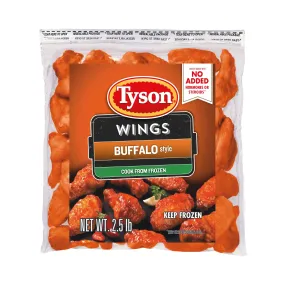 Tyson Buffalo Frozen Chicken Wings, 40 oz Bag