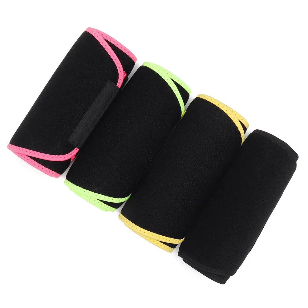 Unisex Nano Silver Coating Weight Loss Sweating Sports Fitness Portable Slimming Waist Trimmer Belt