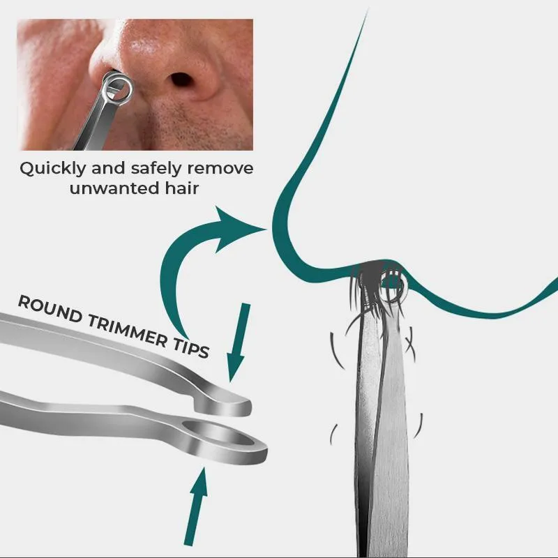 Universal Nose Hair Trimming Tweezers