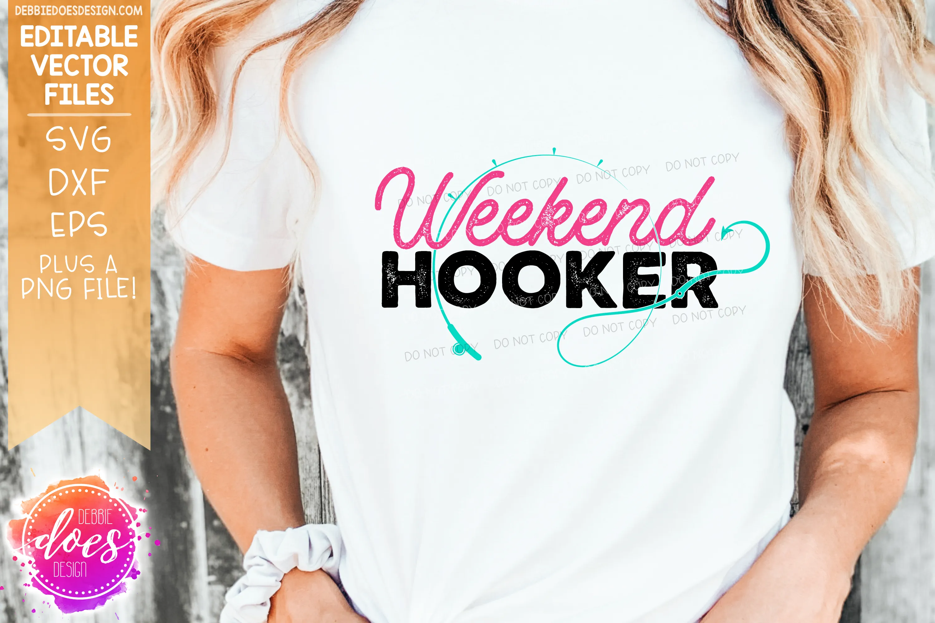 Weekend Hooker - Editable Vector Design