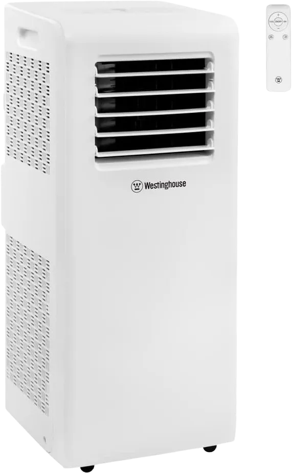 Westinghouse 8,000 BTU Portable Air Conditioner with Remote 3-in-1 For Rooms Up to 200 sq. ft. WPAC8000 White New