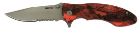 Whitby  Orange Camo Knife - 2.75" Liner Lock Knife (Copy)