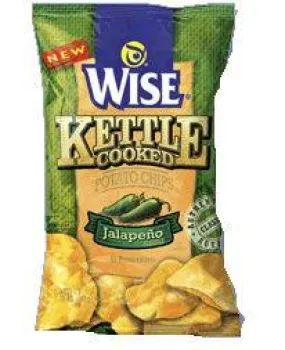 Wise Kettle Cooked Jalepeno Potato Chips