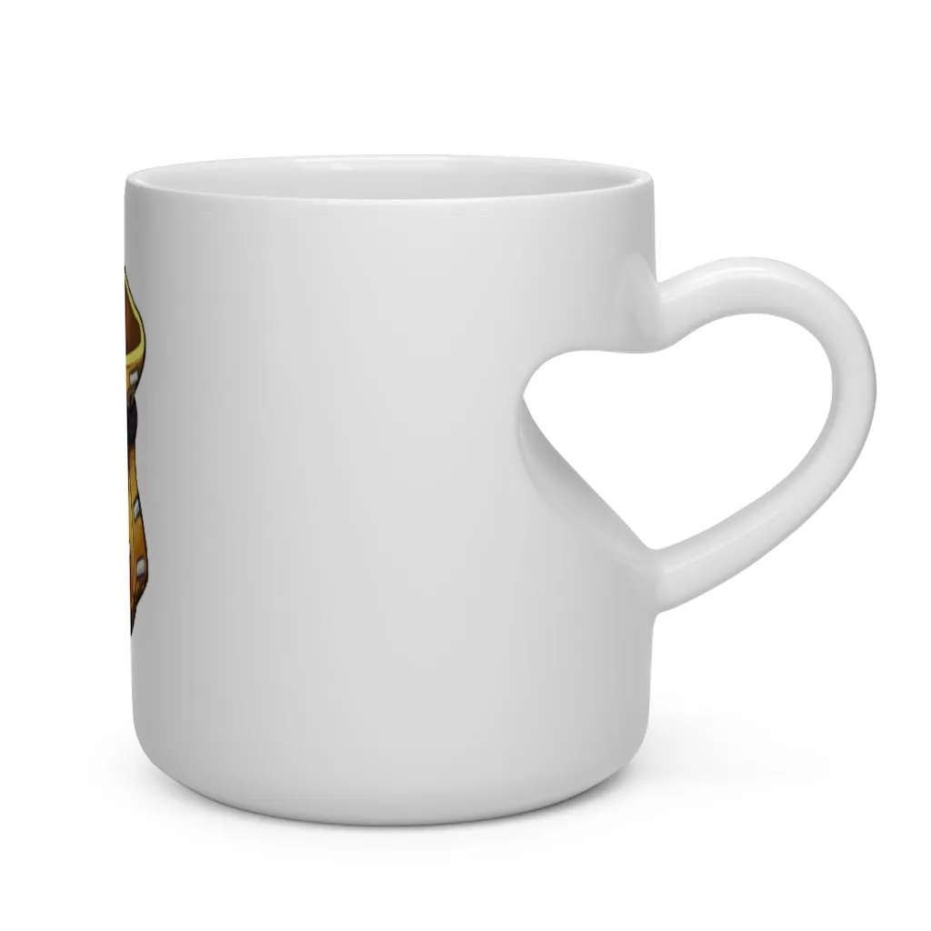 Yellow Bag Heart Shape Mug