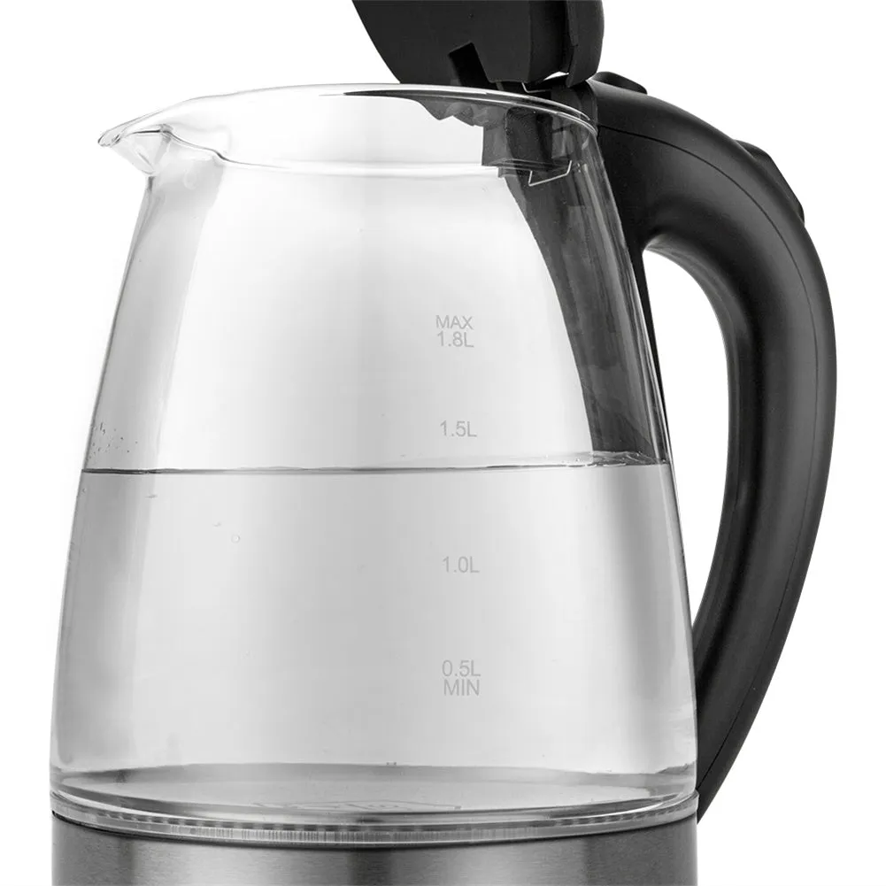 ZOKOP 1.8L Glass Electric Kettle Teapot Auto Shut-off